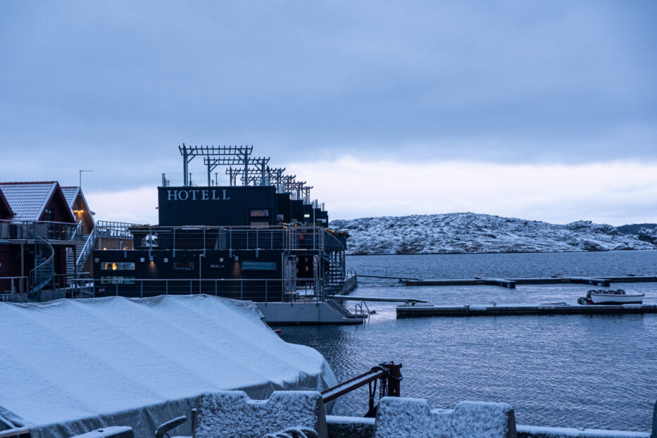 salt och sill i den blå timen